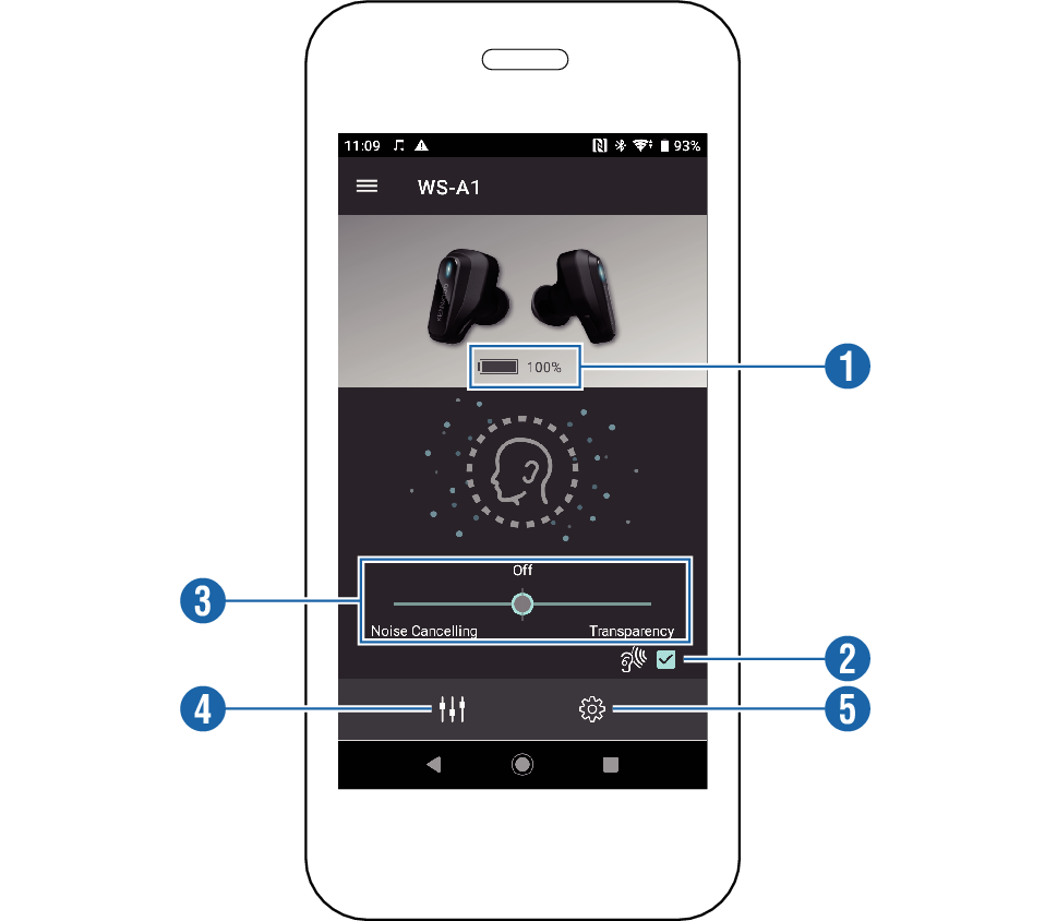 Using the app | WS-A1 / WS-A1G | User manual